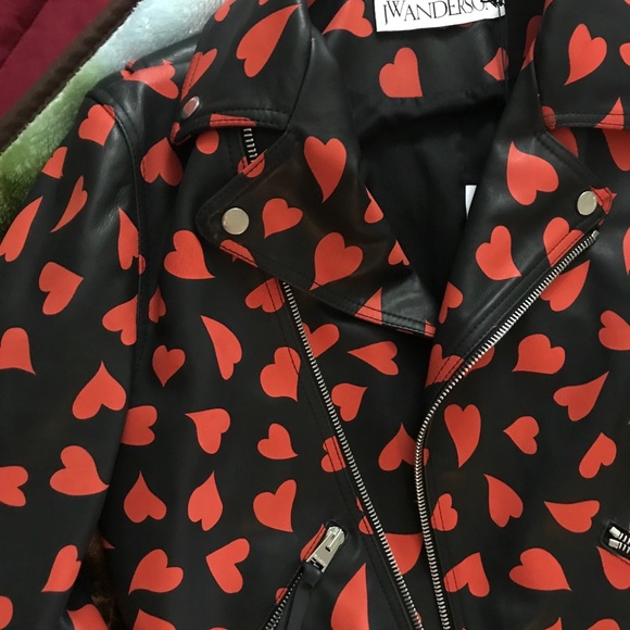 J.W Anderson Hearts Biker Jacket - Picture 3 of 3